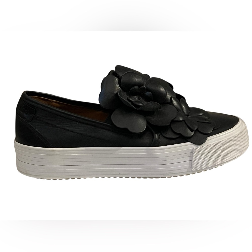 See By Chloe Black Floral Embellished Loafers